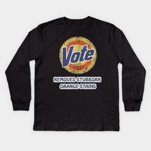 Anti-Trump Vote Detergent Funny Vintage T-Shirt Kids Long Sleeve T-Shirt